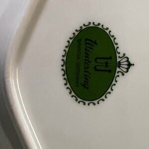 Elegant White and Blue Floral Serving dishes